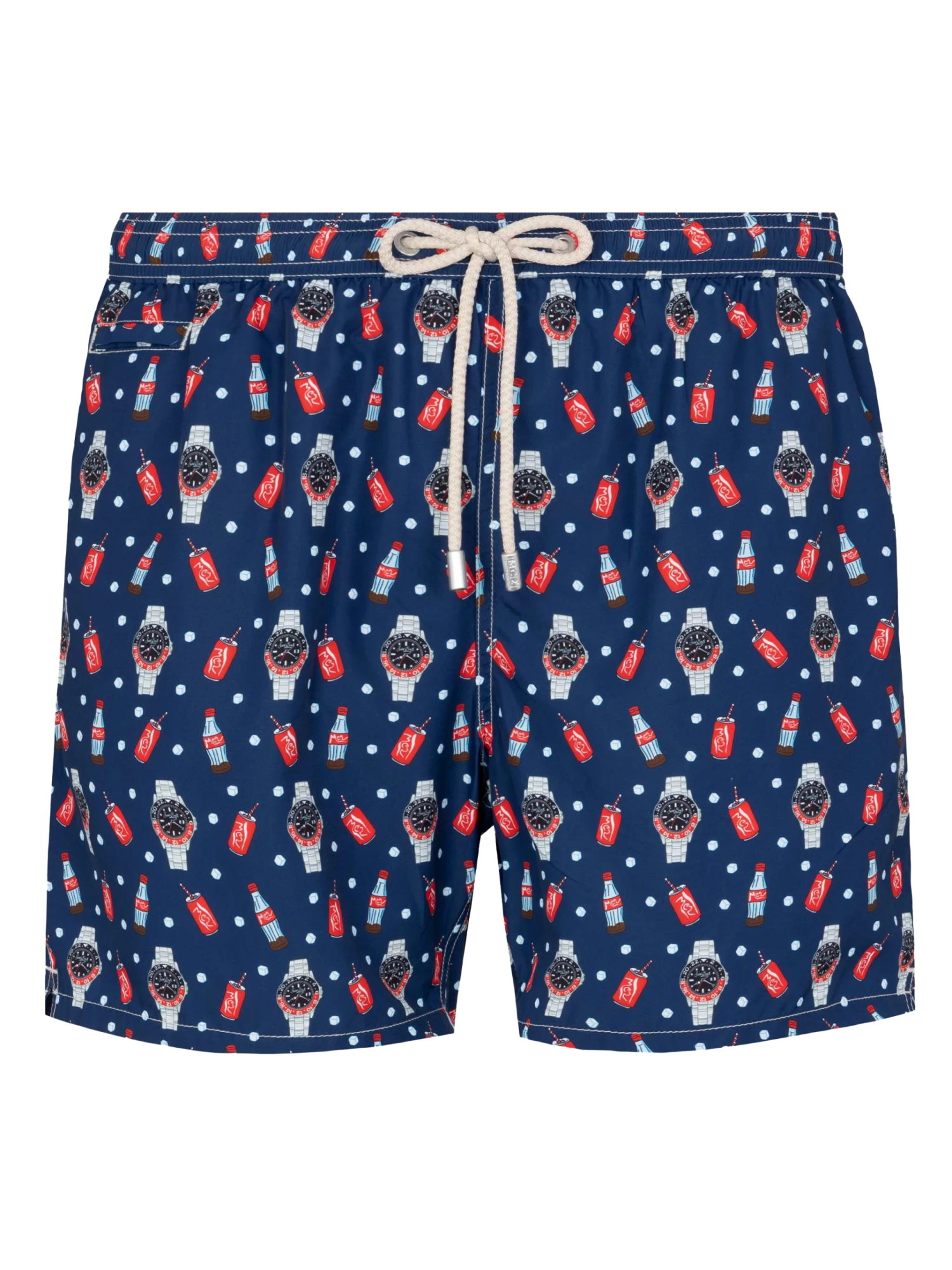 MC2 Saint Barth Lightweight Fabric Swim Shorts Lighting With Watch Print 3 MC2 Saint Barth Lightweight Fabric Swim Shorts Lighting With Watch Print
