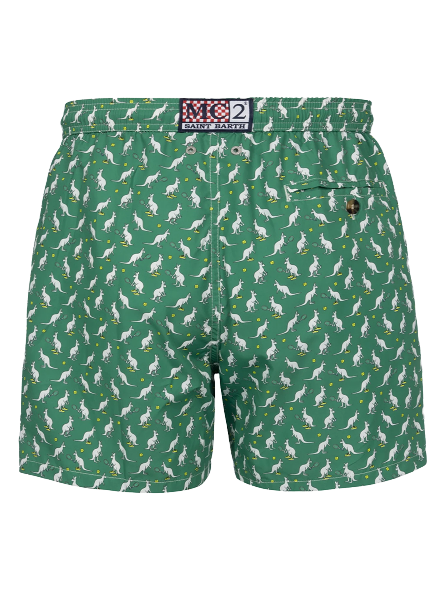MC2 Saint Barth Man Lightweight Fabric Swim-shorts Lighting Micro Fantasy With Australian Brand Logo Print | AUSTRALIAN BRAND SPECIAL EDITION 4 MC2 Saint Barth Man Lightweight Fabric Swim-shorts Lighting Micro Fantasy With Australian Brand Logo Print | AUSTRALIAN BRAND SPECIAL EDITION - Image 2