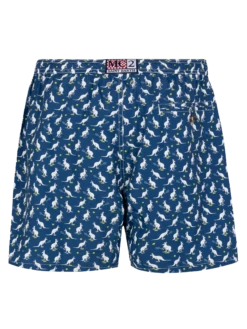 Alternative view of MC2 Saint Barth Lightweight Fabric Swim Shorts Lighting With Australian Print | AUSTRALIAN BRAND SPECIAL EDITION
