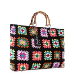 Alternative view of MC2 Saint Barth Handmade Tiles Crochet Bag Victoria