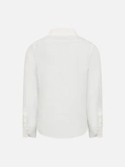 Alternative view of MC2 Saint Barth Kid White Linen Shirt Agnes