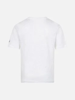 Alternative view of MC2 Saint Barth Kid Off-white Linen Jersey T-shirt Alex