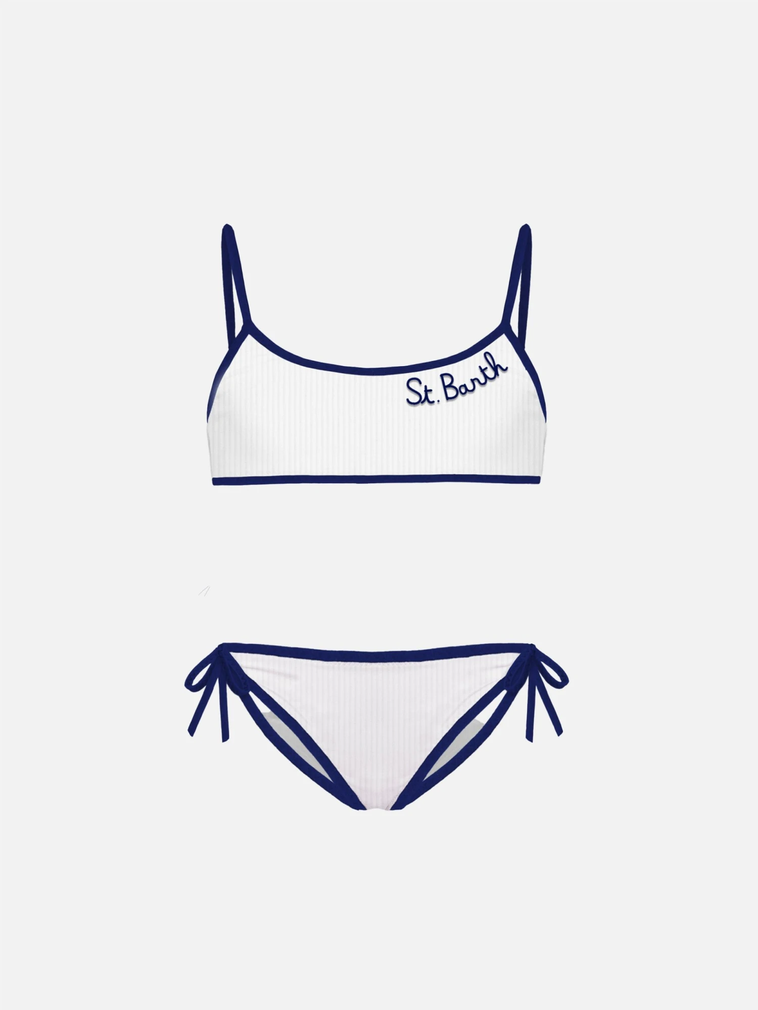 MC2 Saint Barth Girl White Bralette Bikini