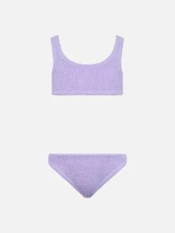 MC2 Saint Barth Lilac Crinkle Classic Bralette Bikini Baker