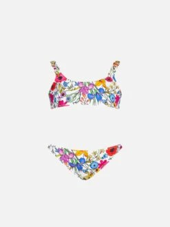 MC2 Saint Barth Girl Bralette With Flower Print