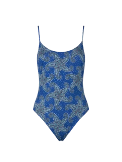 MC2 Saint Barth Paisley Star Print One Piece Swimsuit