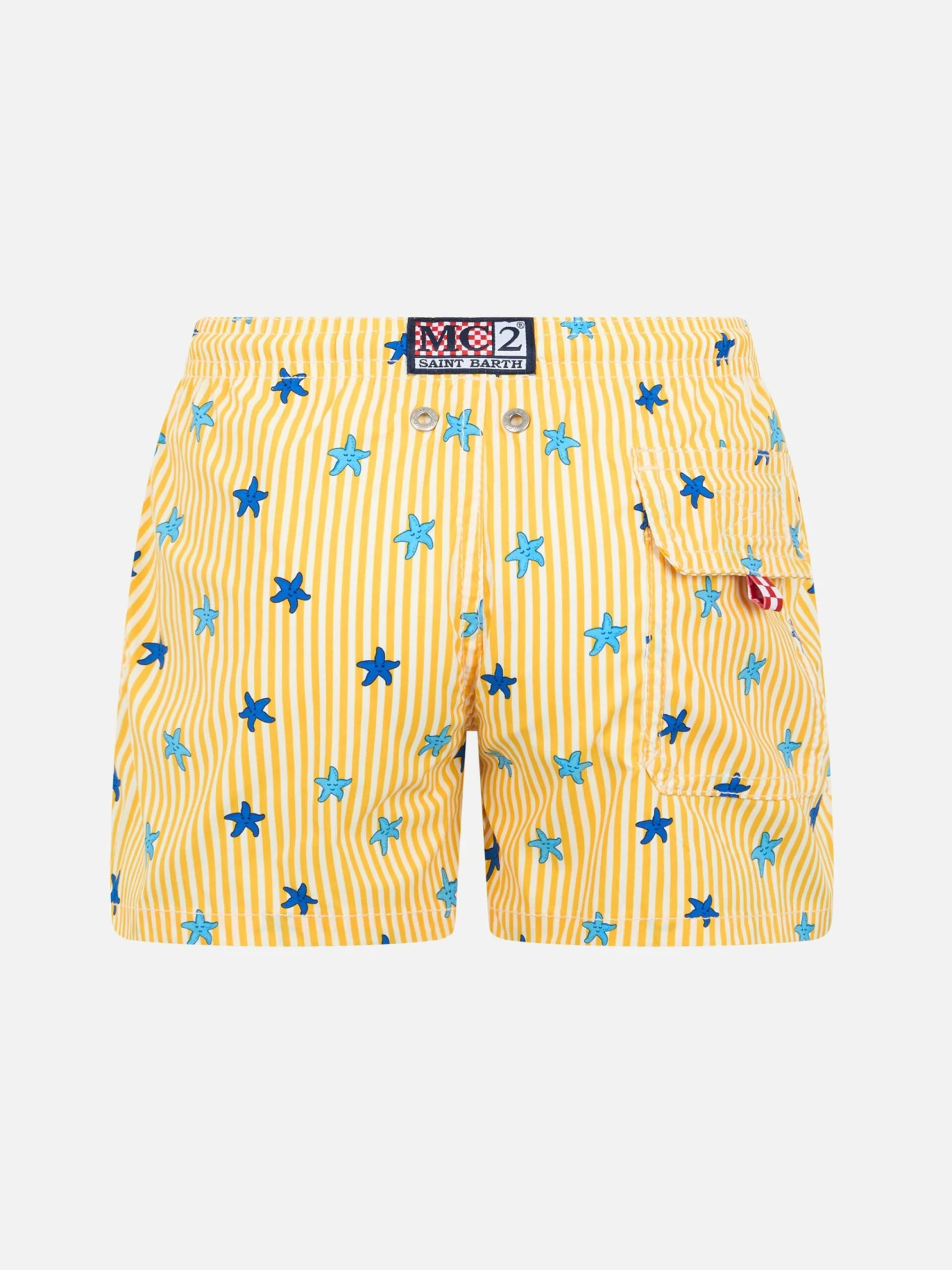 MC2 Saint Barth Boy Comfort Light Jr Swim Shorts With Starfishes Print 4 MC2 Saint Barth Boy Comfort Light Jr Swim Shorts With Starfishes Print - Image 2
