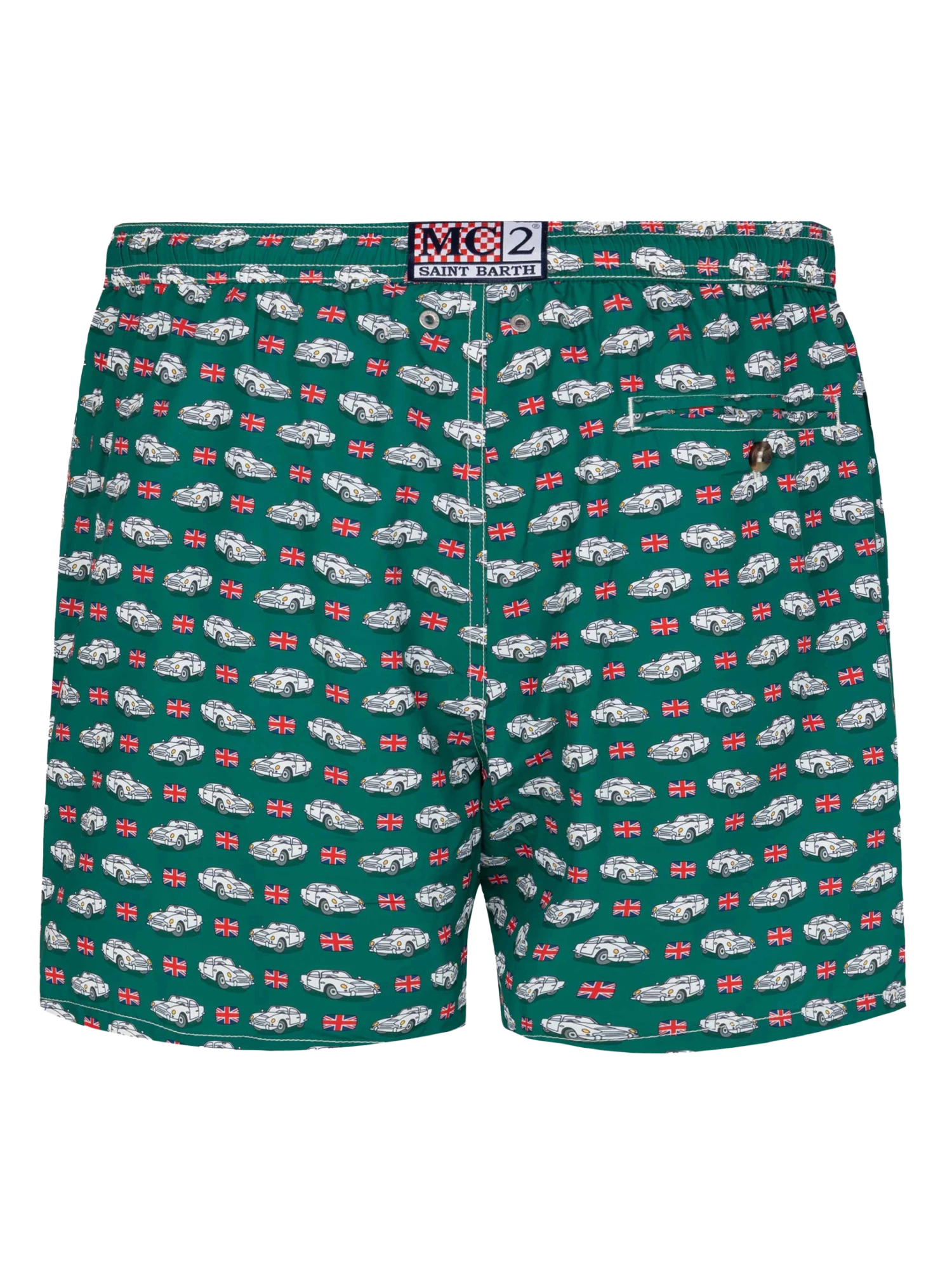 MC2 Saint Barth Lightweight Fabric Swim Shorts Lighting With Car Print 4 MC2 Saint Barth Lightweight Fabric Swim Shorts Lighting With Car Print - Image 2