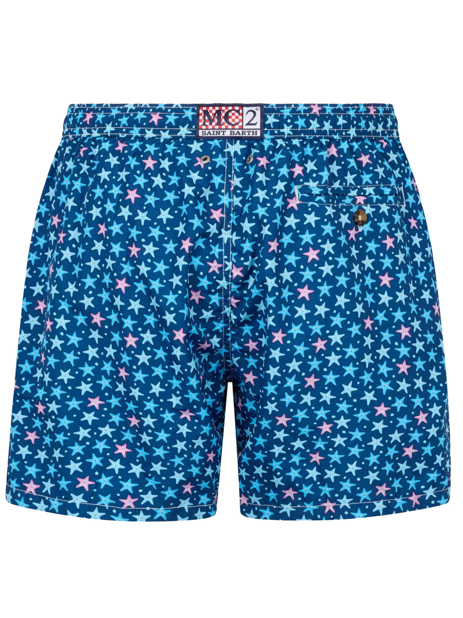 MC2 Saint Barth Man Lightweight Fabric Swim-shorts Lighting Micro Fantasy With Starfish Print 4 MC2 Saint Barth Man Lightweight Fabric Swim-shorts Lighting Micro Fantasy With Starfish Print - Image 2