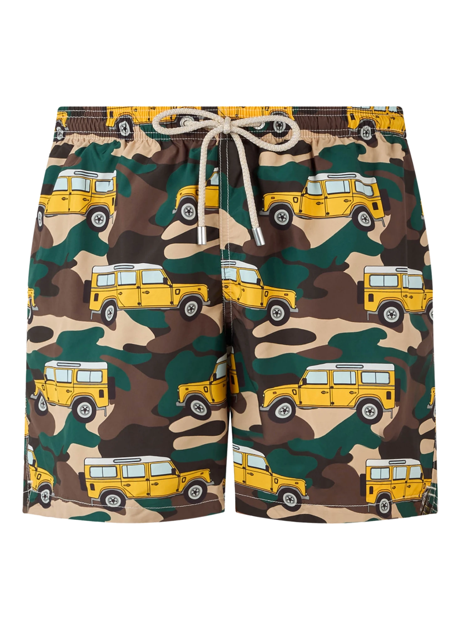 MC2 Saint Barth Man Lightweight Fabric Swim-shorts Lighting With Off-road Car Print 3 MC2 Saint Barth Man Lightweight Fabric Swim-shorts Lighting With Off-road Car Print