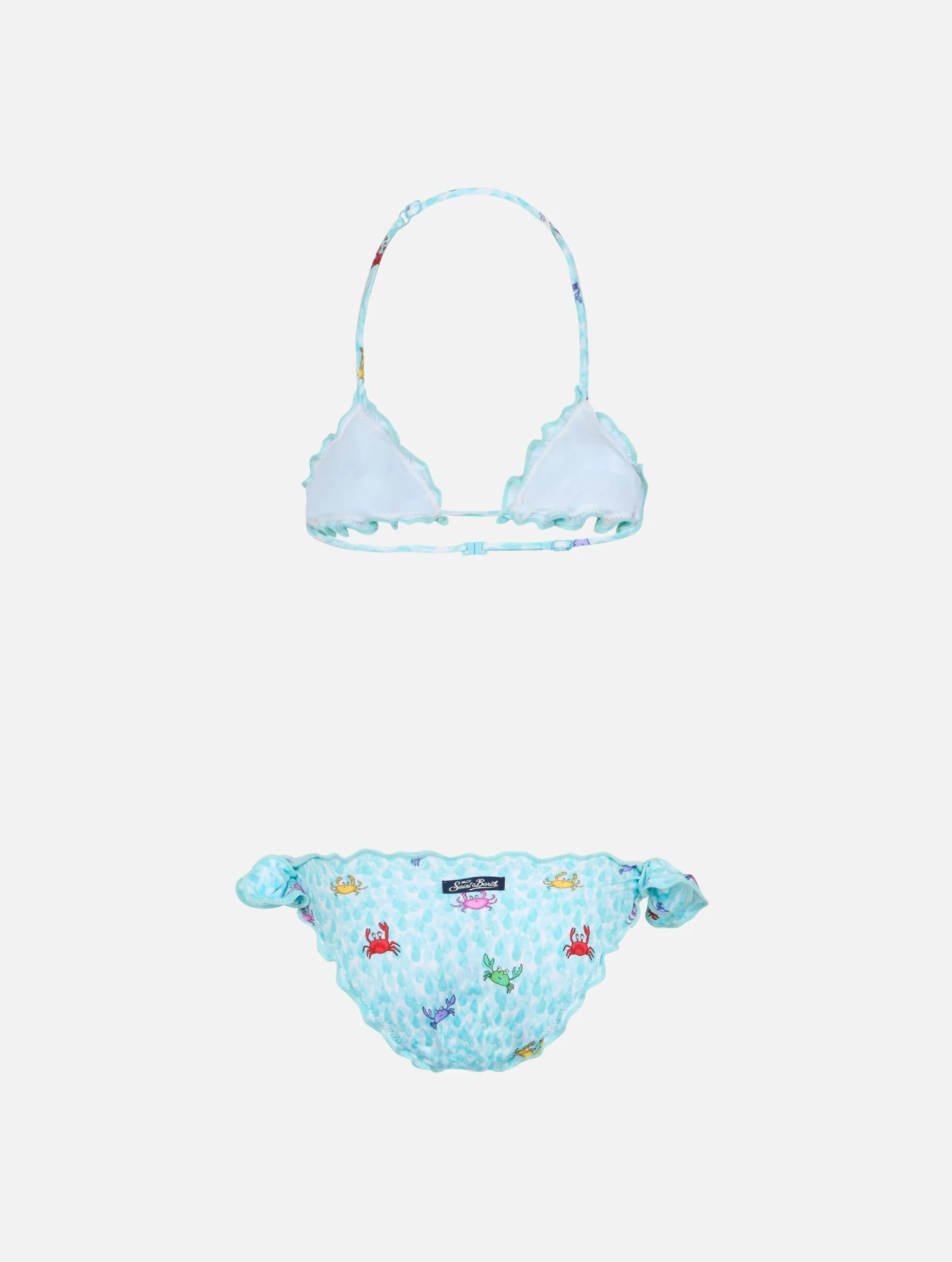 MC2 Saint Barth Girl Classic Triangle Bikini Cris With Crabs Print 4 MC2 Saint Barth Girl Classic Triangle Bikini Cris With Crabs Print - Image 2