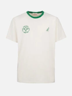 MC2 Saint Barth Man White Cotton T-shirt Dover With Australian Embroidery | AUSTRALIAN BRAND SPECIAL EDITION 9 MC2 Saint Barth Man White Cotton T-shirt Dover With Australian Embroidery | AUSTRALIAN BRAND SPECIAL EDITION -MC2 Saint Barth Store DOV0001 00653F tshirt australian tennis 1