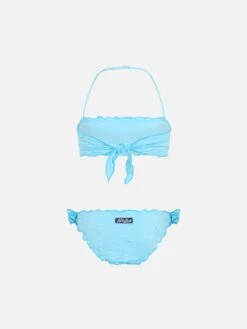 Alternative view of MC2 Saint Barth Emy Classic Bandeau Bikini With Sangallo Lace Embroidery