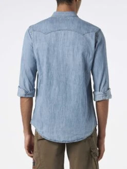 Alternative view of MC2 Saint Barth Man Denim Cotton Shirt