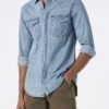 MC2 Saint Barth Man Denim Cotton Shirt 2 MC2 Saint Barth Man Denim Cotton Shirt -MC2 Saint Barth Store GRG0001 06122D denim shirt man 1