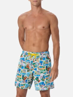 MC2 Saint Barth Mid-length Gustavia Swim-shorts With Postcard Print | ALESSANDRO ENRIQUEZ SPECIAL EDITION 9 MC2 Saint Barth Mid-length Gustavia Swim-shorts With Postcard Print | ALESSANDRO ENRIQUEZ SPECIAL EDITION -MC2 Saint Barth Store GUS0001 03380F 01 24ee5d3a 0fcc 4b9b 9192 814e5ed98a09