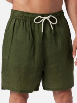 MC2 Saint Barth Mid-length Military Green Linen Swim-shorts Gustavia 9 MC2 Saint Barth Mid-length Military Green Linen Swim-shorts Gustavia -MC2 Saint Barth Store GUS0008 00270F 02 4f6b0e14 cc8e 41c2 aefd 5b12a4789ea2