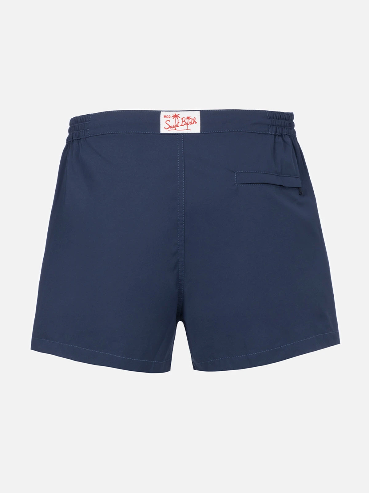 MC2 Saint Barth Man Navy Blue Fitted Cut Swim Shorts Harrys 4 MC2 Saint Barth Man Navy Blue Fitted Cut Swim Shorts Harrys - Image 2
