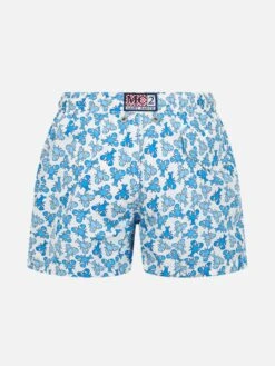 Alternative view of MC2 Saint Barth Boy Lightweight Fabric Swim-shorts Jean Lighting With Lobster Print