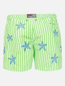 Alternative view of MC2 Saint Barth Man Classic Swim Shorts With Starfish Embroidery