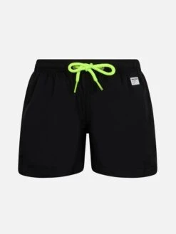 MC2 Saint Barth Boy Lightweight Fabric Black Swim Shorts Jean Lighting Pantone | PANTONE® SPECIAL EDITION