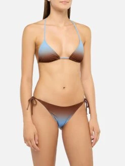 Front Page 9 Alternative view of MC2 Saint Barth Classic Triangle Bikini Leah Marielle With Gradient Print