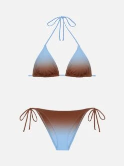 MC2 Saint Barth Classic Triangle Bikini Leah Marielle With Gradient Print