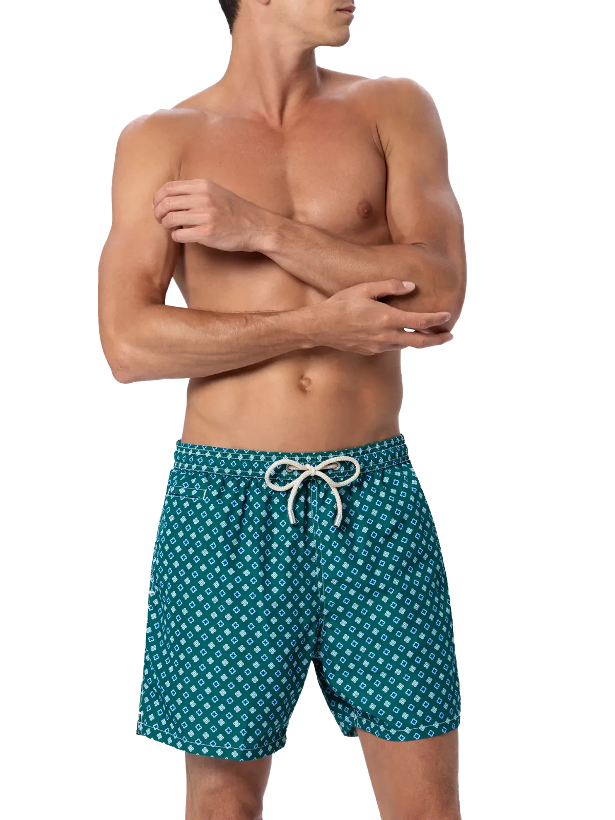 MC2 Saint Barth Man Lightweight Fabric Swim-shorts Lighting Micro Fantasy With Tie Print 5 MC2 Saint Barth Man Lightweight Fabric Swim-shorts Lighting Micro Fantasy With Tie Print - Image 3
