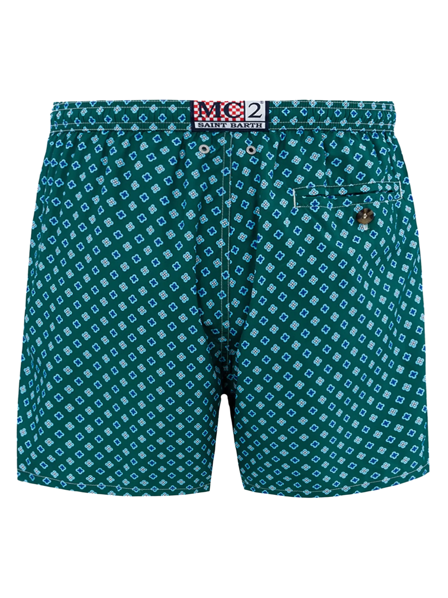 MC2 Saint Barth Man Lightweight Fabric Swim-shorts Lighting Micro Fantasy With Tie Print 4 MC2 Saint Barth Man Lightweight Fabric Swim-shorts Lighting Micro Fantasy With Tie Print - Image 2