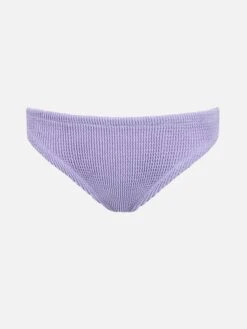 Alternative view of MC2 Saint Barth Girl Lilac Crinkle Swim Briefs Madame With Bow