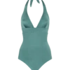 MC2 Saint Barth Woman Sage Green One Piece Swimsuit 2 MC2 Saint Barth Woman Sage Green One Piece Swimsuit -MC2 Saint Barth Store MARN001 FLKN one piece woman sage green 4