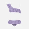 MC2 Saint Barth Girl Lurex One Shoulder Ruffled Bikini Rey -MC2 Saint Barth Store REY0001 00338F 01