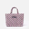 MC2 Saint Barth Pink Flower Quilted Soft Tote Mid Bag 1 MC2 Saint Barth Pink Flower Quilted Soft Tote Mid Bag -MC2 Saint Barth Store SFTM001 01586F 01