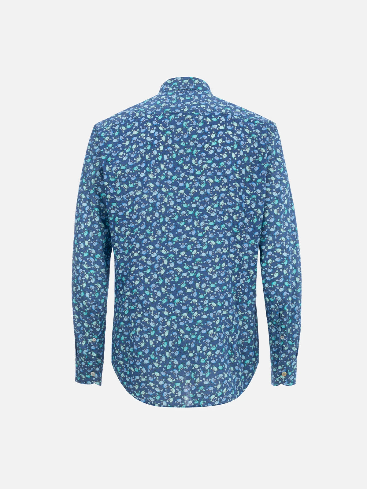 MC2 Saint Barth Man Muslin Cotton Shirt Sikelia With Crabs Print 7 MC2 Saint Barth Man Muslin Cotton Shirt Sikelia With Crabs Print - Image 5