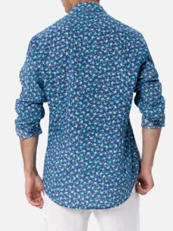 MC2 Saint Barth Man Muslin Cotton Shirt Sikelia With Crabs Print 9 MC2 Saint Barth Man Muslin Cotton Shirt Sikelia With Crabs Print -MC2 Saint Barth Store SIK0001 03447F 03