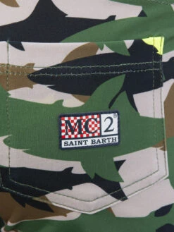 MC2 Saint Barth Boy Lycra Swim Briefs With Camo Shark Print -MC2 Saint Barth Store TOB0001 00577F 02