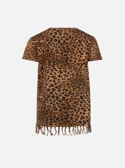 Alternative view of MC2 Saint Barth Abbey Dress With Fringes And Animalier Print