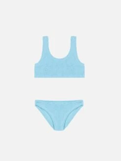 MC2 Saint Barth Light Blue Crinkle Classic Bralette Bikini Baker