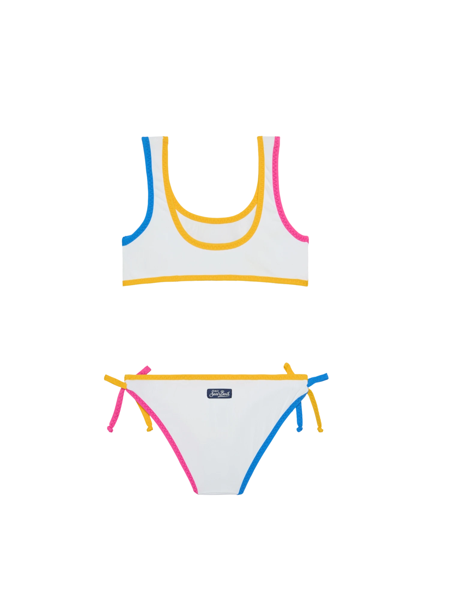 MC2 Saint Barth Girl Bralette Bikini With St Barth Patches 4 MC2 Saint Barth Girl Bralette Bikini With St Barth Patches - Image 2