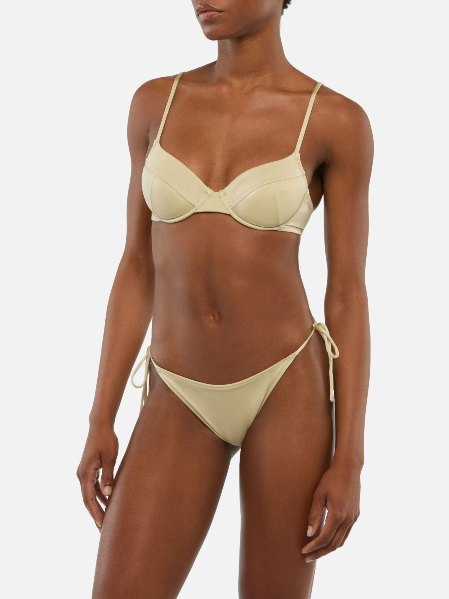 MC2 Saint Barth Virgo Gold Classic Swim Briefs- Bea Underwired Shimmer Gold Bralette 4 MC2 Saint Barth Virgo Gold Classic Swim Briefs- Bea Underwired Shimmer Gold Bralette - Image 2