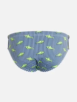 Alternative view of MC2 Saint Barth Boy Swim Briefs Billy With Sharks Print