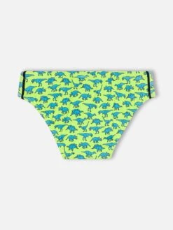 Alternative view of MC2 Saint Barth Boy Swim Briefs Billy With Dinosaur Print