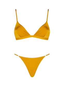MC2 Saint Barth Woman Ochre Yellow Triangle Bikini Brooke Jodene