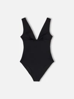 MC2 Saint Barth Calliope Black Heat-sealed One-piece Swimsuit