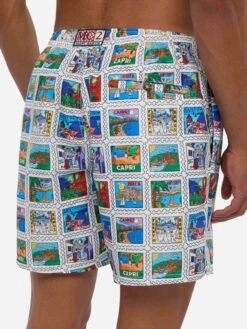 MC2 Saint Barth Man Swim Shorts With Summer Print | ALESSANDRO ENRIQUEZ SPECIAL EDITION 13 MC2 Saint Barth Man Swim Shorts With Summer Print | ALESSANDRO ENRIQUEZ SPECIAL EDITION -MC2 Saint Barth Store UID CAP000101164B MAN SWIMSHORT WHITE MC2 ALESSANDROENRIQUEZ 20250704173518 4