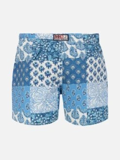 Alternative view of MC2 Saint Barth Mid-length Swim-shorts Caprese Jr With Floral Print