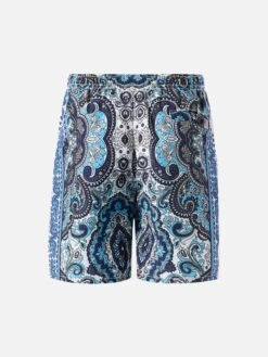 Alternative view of MC2 Saint Barth Mid-length Swim-shorts Caprese Jr Withgipsy Print