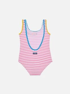 Alternative view of MC2 Saint Barth Girl One Piece Swimsuit With Embroidery
