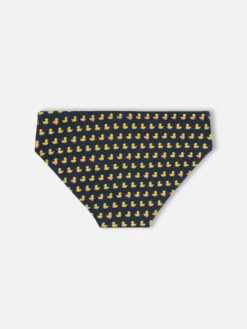 Alternative view of MC2 Saint Barth Swim Briefs Cayo With Ducky Print