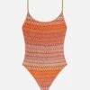 MC2 Saint Barth One-piece Raschel Swimsuit Cecille 2 MC2 Saint Barth One-piece Raschel Swimsuit Cecille -MC2 Saint Barth Store UID CEC0001X0039 WOMAN ONEPIECE ORANGE MC2 MC2 20250806163500 4